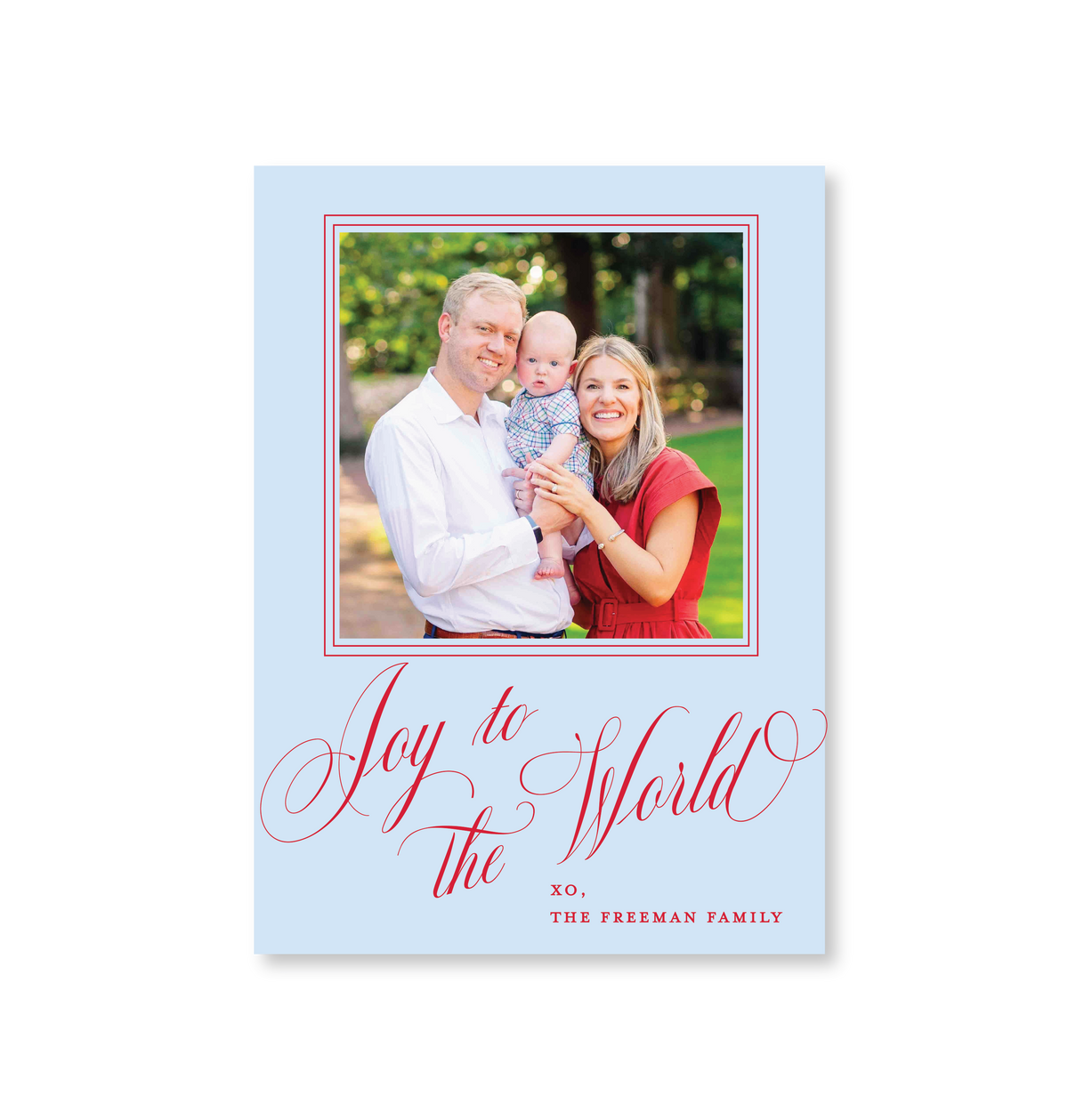 Joy to the World Christmas Card